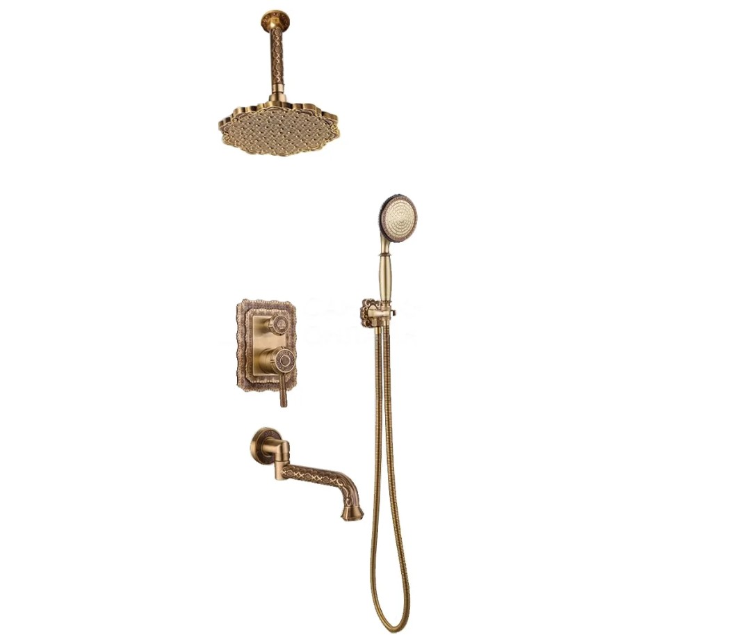 Душевая система встраиваемая Bronze de Luxe WINDSOR 10137/1F, бронза арт. 191037