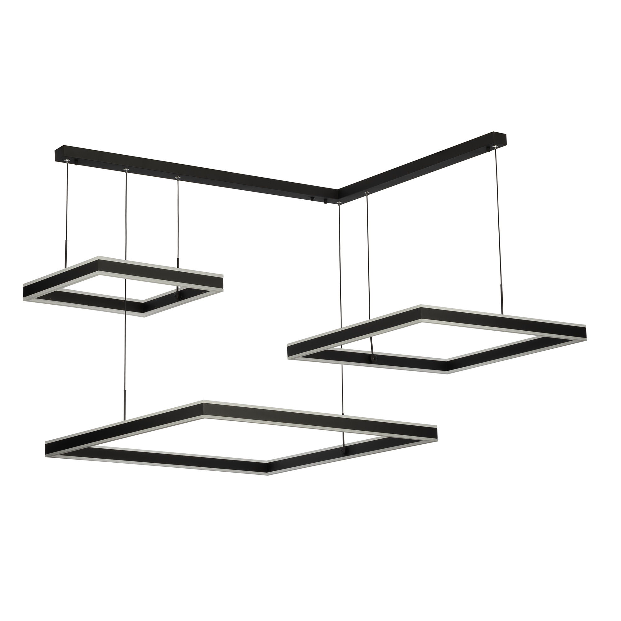 Citilux Дуэт CL719K311 LED Люстра подвесная с пультом Чёрная арт. 89051