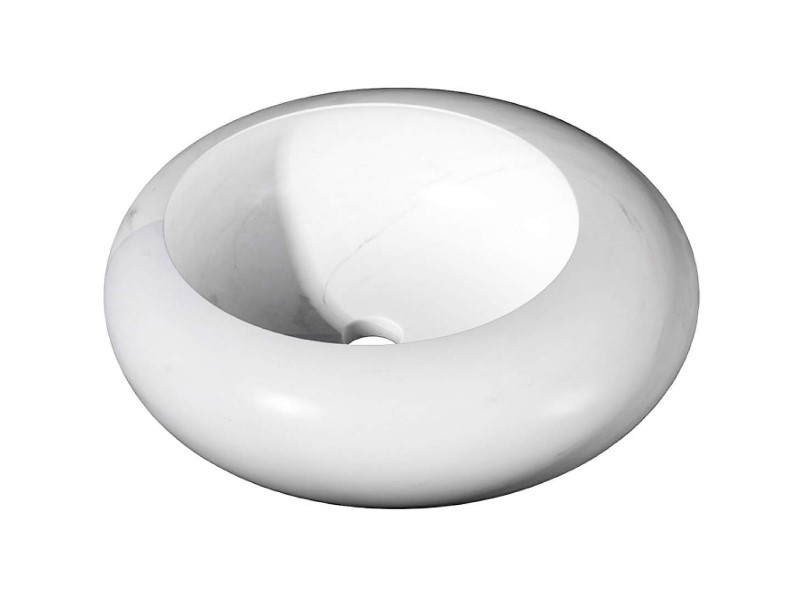LANTIC CORE Раковина из натурального камня, 47х41,5х14 см, Persian White арт. 36682