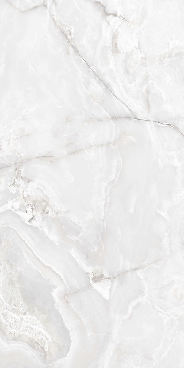Керамогранит  ONYX&MORE WHITE ONYX GLO 6MM R 120x240 арт. 84027