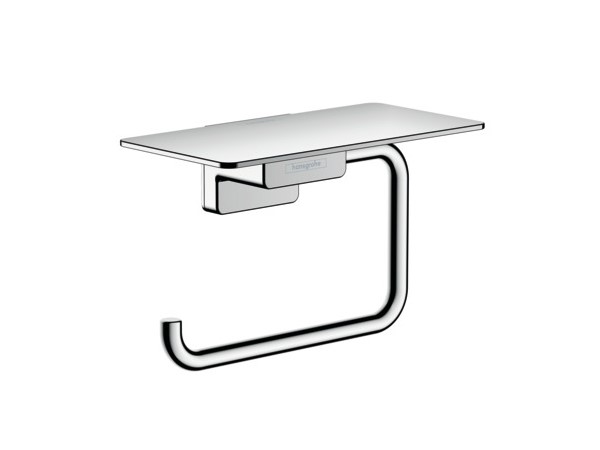 HANSGROHE AddStoris Держатель рулона туалетной бумаги с полочкой, хром арт. 30573