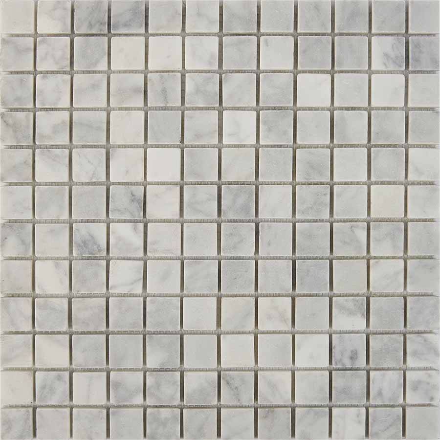 PIX 240 Bianco carrara, чип 23х23 мм, сетка 305х305х6 мм, Матовая арт. 73713