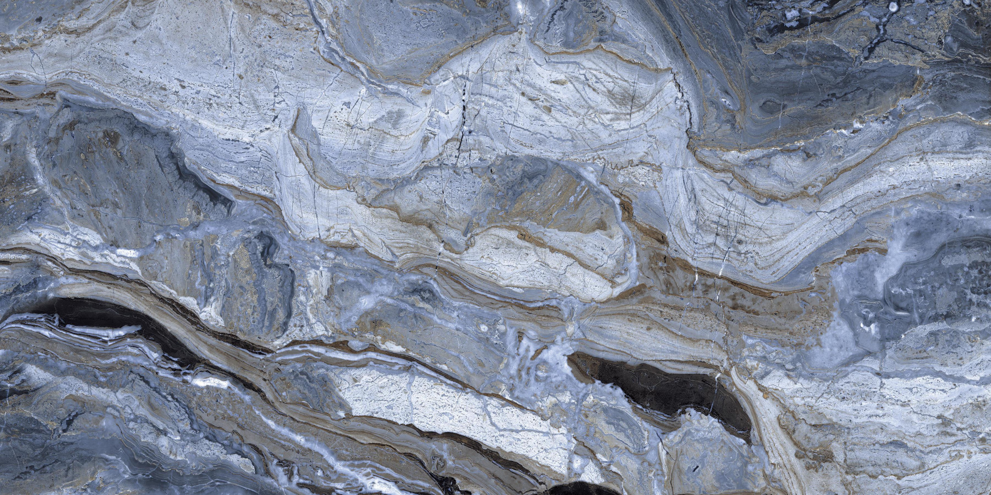 Плитка Artceramic Moris Azul 60x120 High Gloss (1,44 кв.м.) арт. 52143