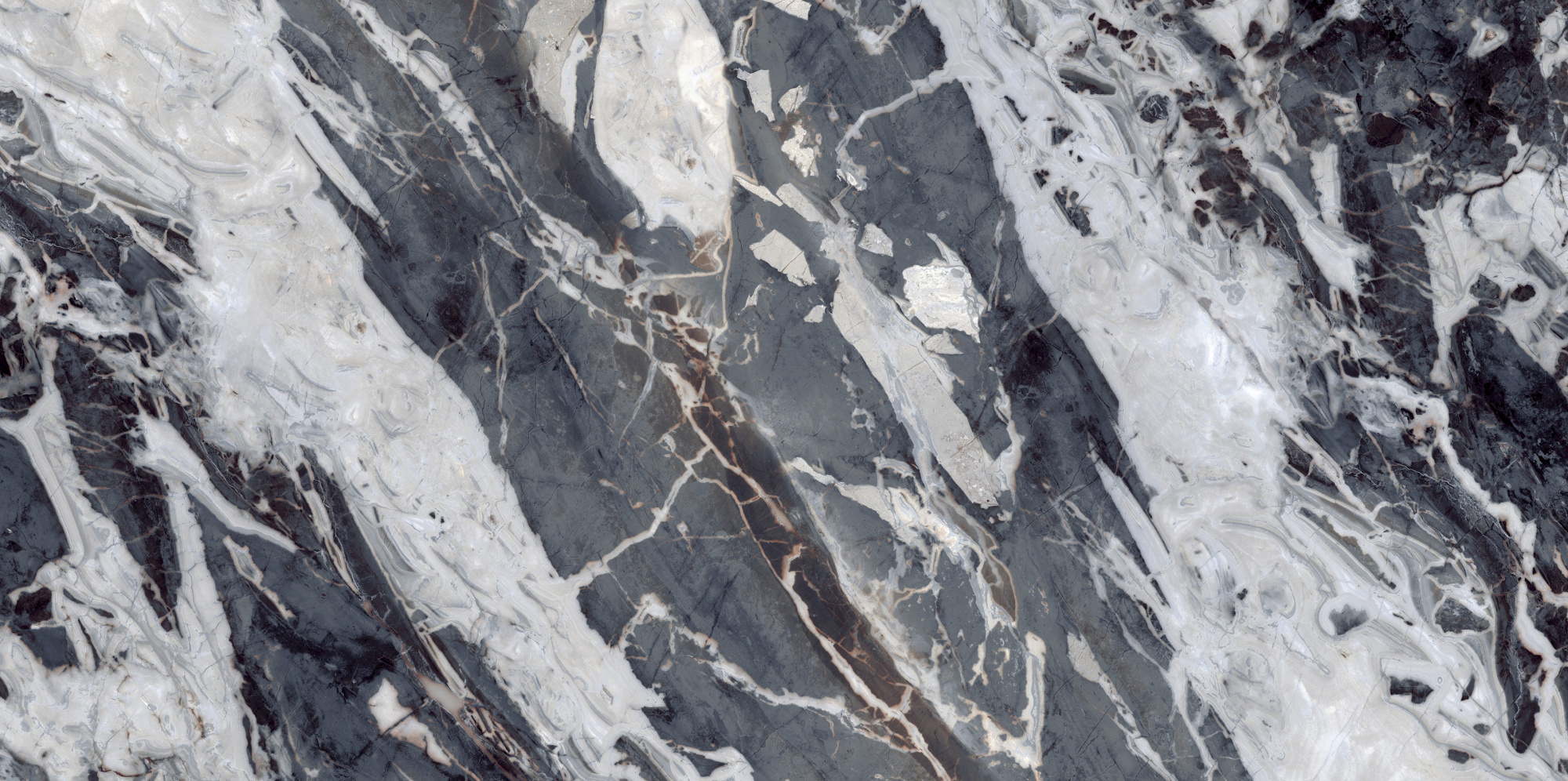 Плитка Artceramic Tiffany Lead 60x120 High Gloss (1,44 кв.м.) арт. 52176
