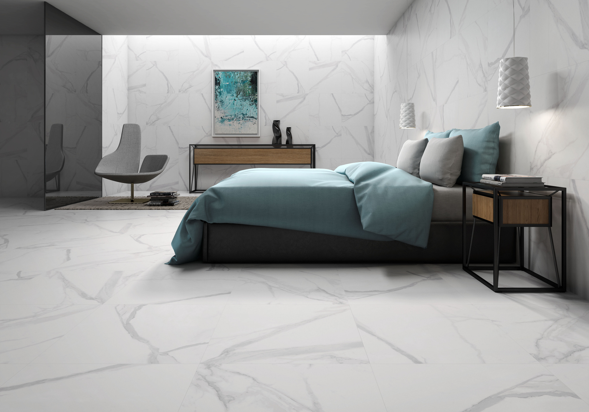 Плитка Geotiles Fontana Blanco 60,8x60,8 (F) (1,85 кв.м.) арт. 53090