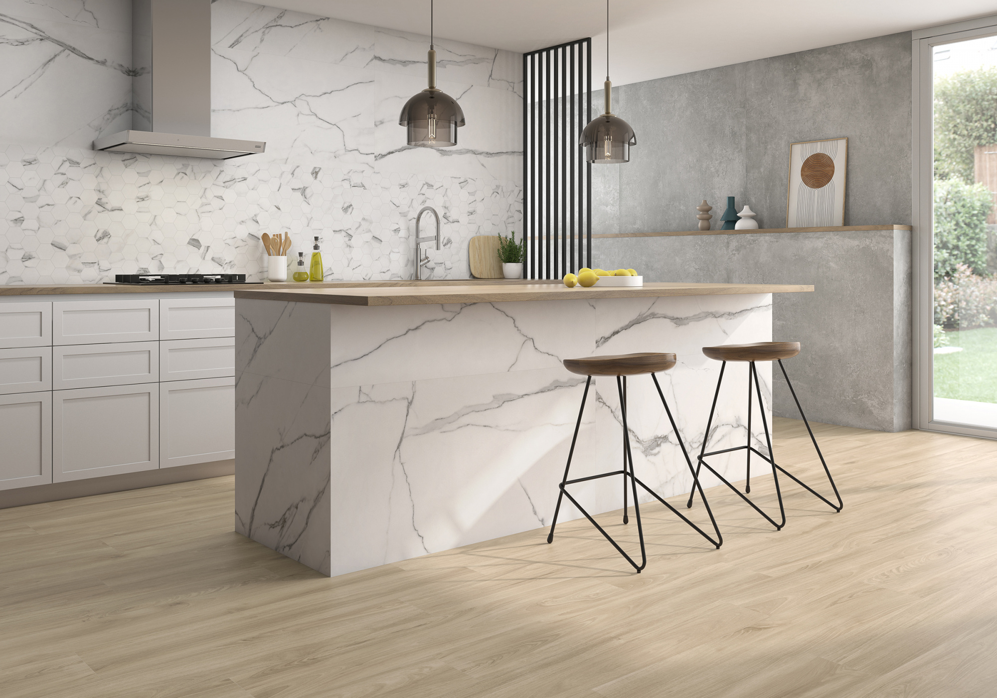 Плитка Geotiles Nilo Blanco 60x120 Compacglass (1,44 кв.м.) арт. 90833