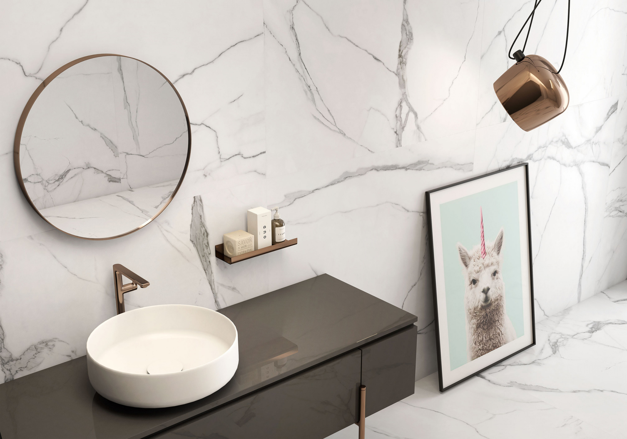Плитка Geotiles Nilo Blanco 60x120 Compacglass (1,44 кв.м.) арт. 90833