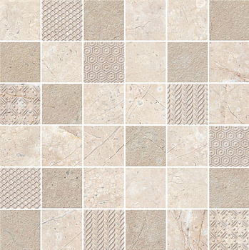 Керамическая плитка Верона кремовый / Мозаика 30.0*30.0 Verona crema арт. 72724