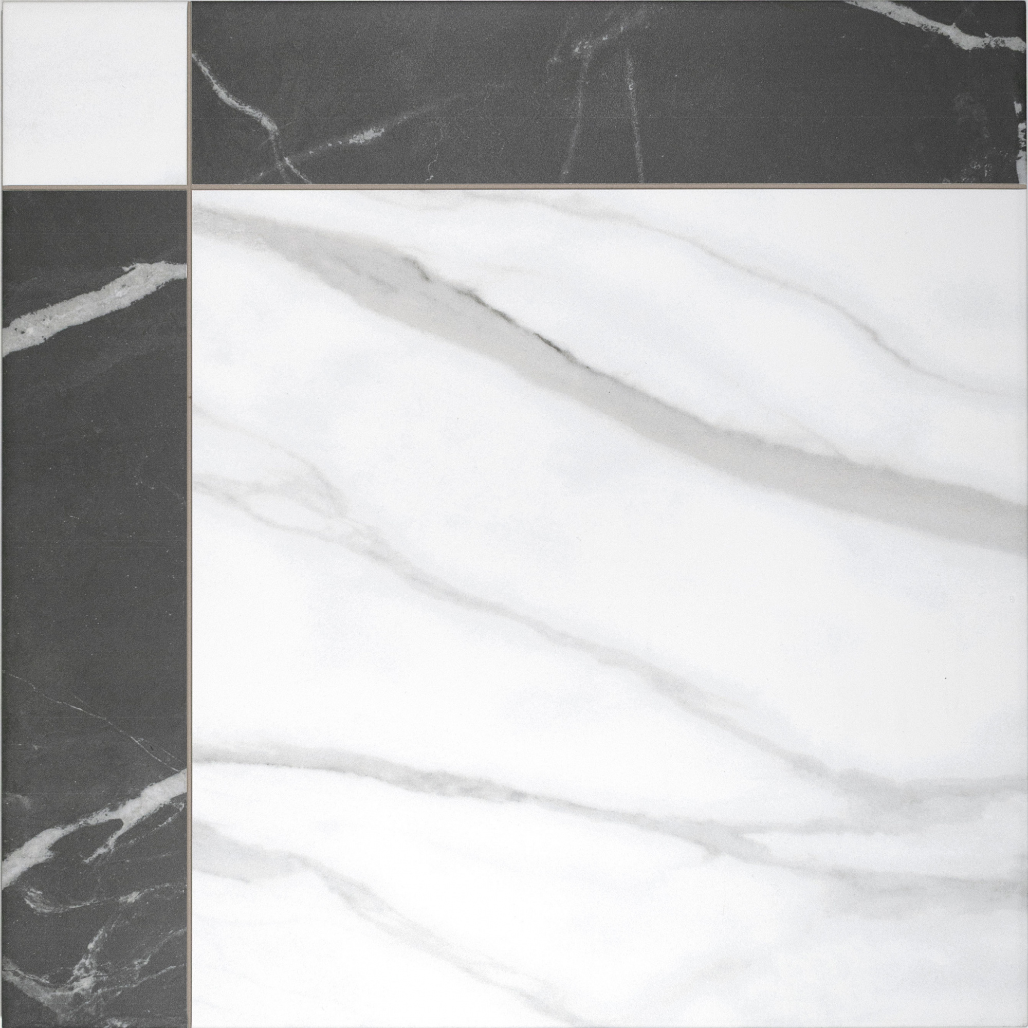 Керамогранит ГРЕЙС Черный/GRACE Nero 44,2x44,2 арт. 130298
