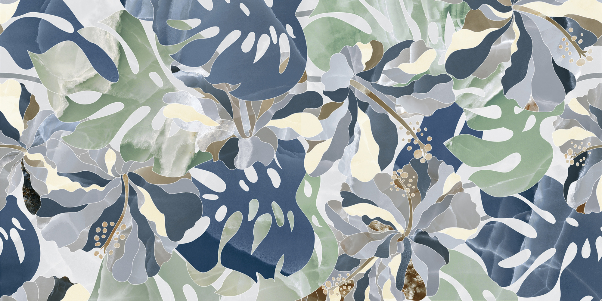 Керамогранит AGATE Monstera Polished 60x120 арт. 72010