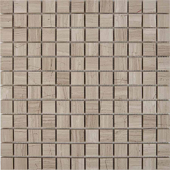 PIX 254 White Wooden, чип 23x23 мм, сетка 305х305x6 мм, Полированная арт. 73770