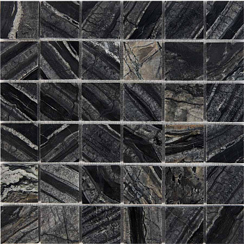 PIX 257 Royal Grey, чип 48x48 мм, сетка 305х305x6 мм, Полированная арт. 73773