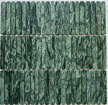 PIX 356 Spider Green, чип 10/12/15*100 мм, сетка 300х305x8 мм, Полированная арт. 82334