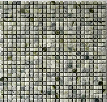 Pix 353 Jet Green ,чип 10x10 мм, сетка 305х305x6 мм, Матовая арт. 161528