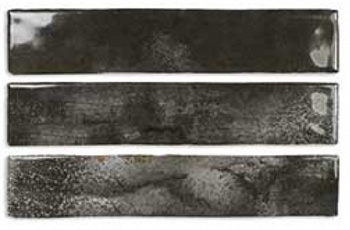 DNA Enamel Настенная керамическая плитка Charcoal 5x25 глазурованный глянцевый арт. 70255