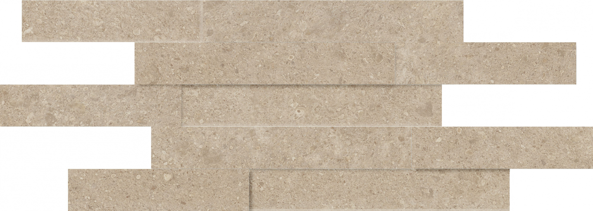 Italon Керамический гранит Genesis Декор Cream Brick 3D 28x78 натуральный арт. 129831