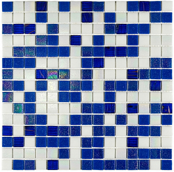 Плитка декоративная стеклянная Indigo/Индиго 4*20*20 327*327 арт. 90425