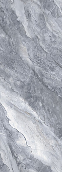 Панель из КМ Marmara glossy carbon/Мрамор глянцевый карбон 1100*2800*8 (1шт.=3,08 кв.м.) C connect арт. 106665