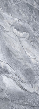 Панель из КМ Marmara glossy carbon/Мрамор глянцевый карбон 1100*2800*8 (1шт.=3,08 кв.м.) B connect арт. 106698
