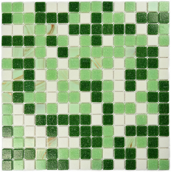 Плитка декоративная стеклянная Grass/Трава 4*20*20 327*327 арт. 90657