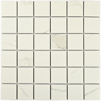 Плитка декоративная керамическая Carrara-48/Каррара-48 6*48*48 303*303 арт. 90662