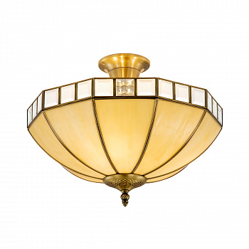 Citilux Шербург-1 CL440141 Люстра витражная потолочная Бронза арт. 88095