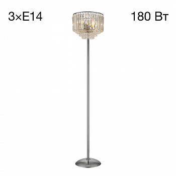 Citilux Синди CL330931 Торшер хрустальный Хром арт. 88175