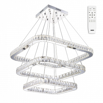 Eletto Granda EL336P100 LED Люстра хрустальная с пультом Хром арт. 88378