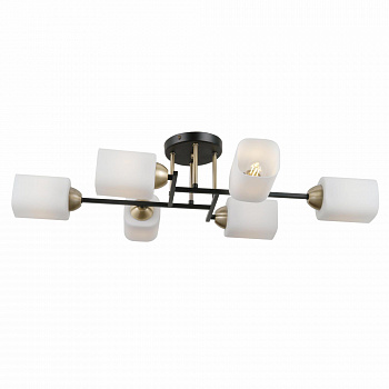 Citilux Генри CL130265 Люстра потолочная Чёрная арт. 88741