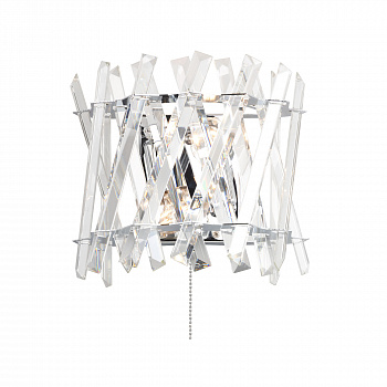 Citilux Ингвар CL334421 Бра хрустальное с выключателем Хром арт. 88888