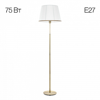 Citilux Линц CL402980 Торшер бронза с белым абажуром арт. 89025