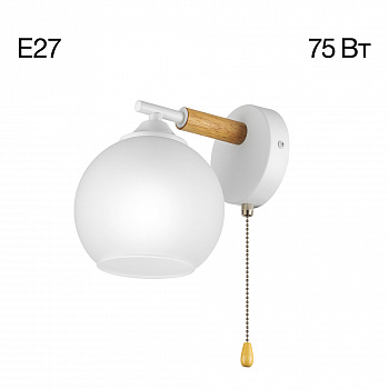 Citilux TIKA CL133410 Бра с выключателем Белое арт. 89447