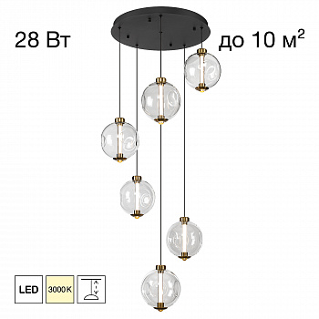 Citilux NOONA CL251060 LED Подвесной каскадный светильник арт. 122792