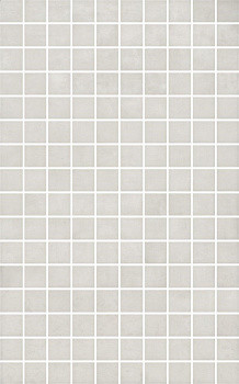 MM6415 Декор Левада мозаичный серый светлый глянцевый 25х40 25x40x8 арт. 203093