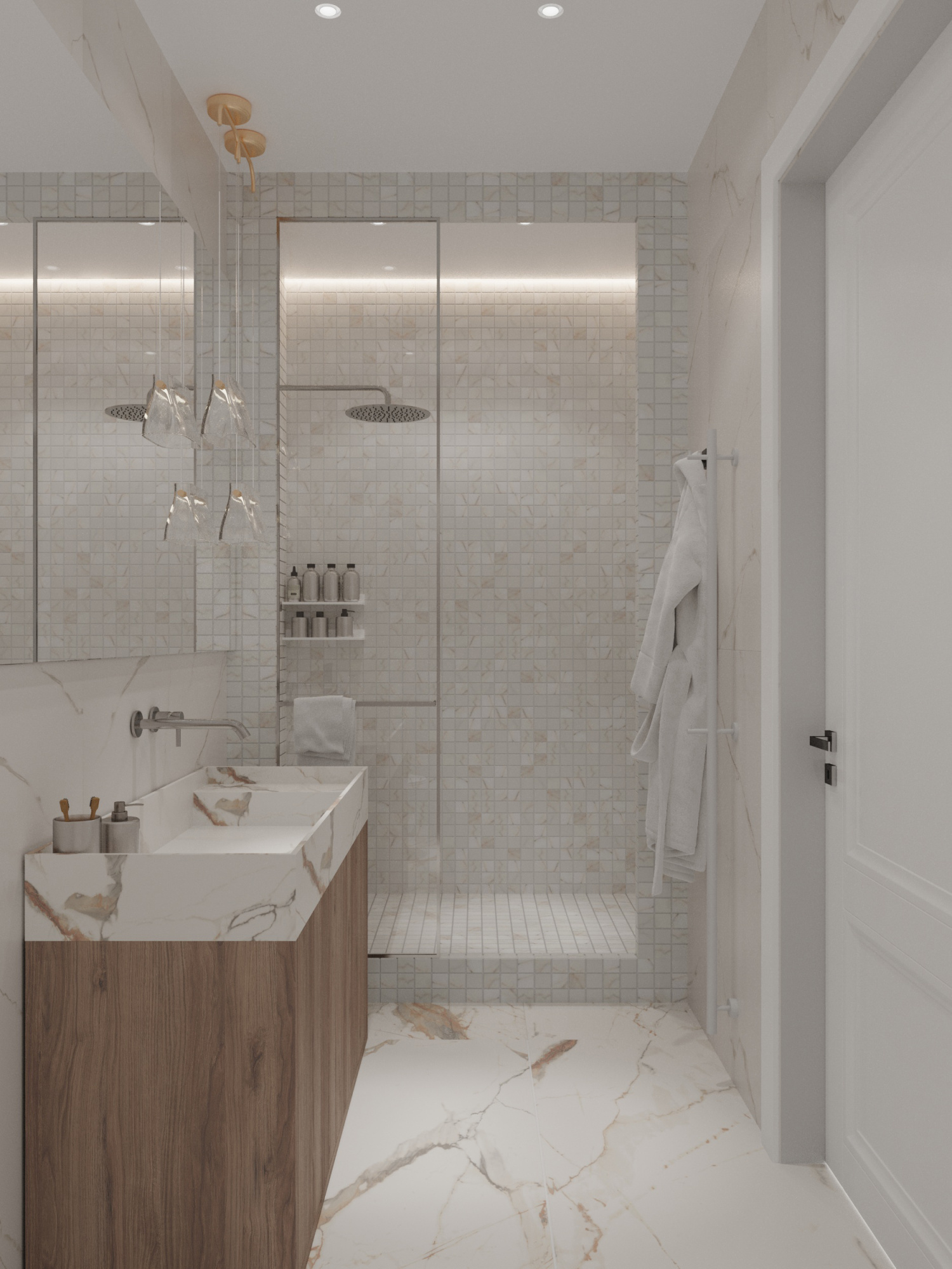 Плитка керамическаядекоративная Calacatta Gold-48/Калакатта золотой-48  6*306*306 48*48 арт. 90352