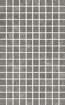 MM6434 Декор Кантата мозаичный серый глянцевый 25x40x0,8 арт. 118078