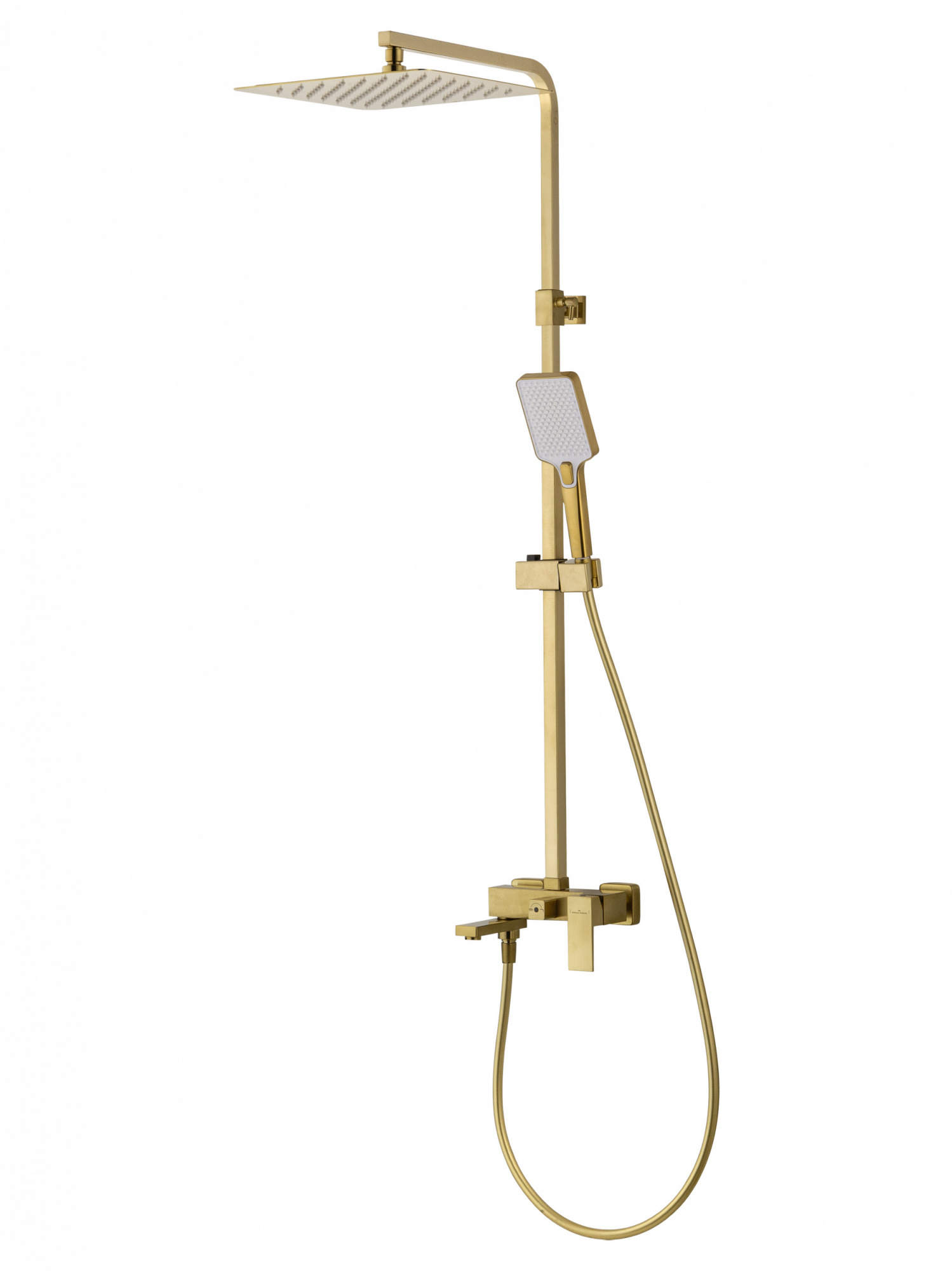 Душевая система WONZON & WOGHAND CUBE, Брашированное золото