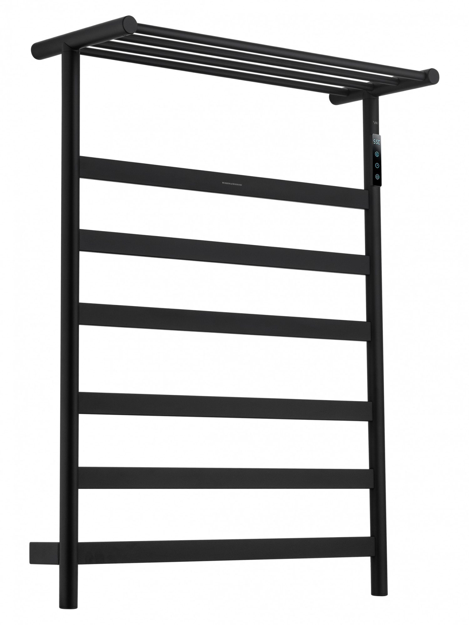 Полотенцесушитель электрический WONZON & WOGHAND ESSEN, Черный матовый