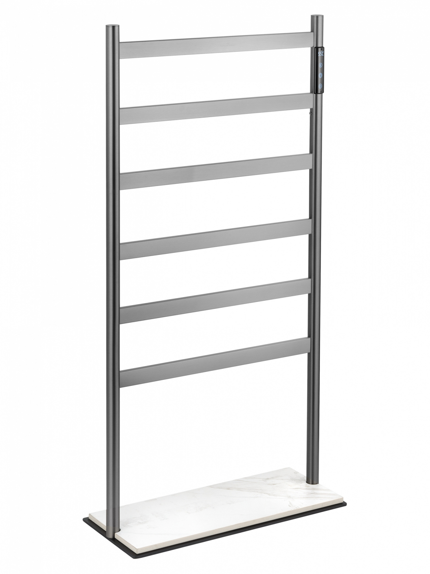 Полотенцесушитель электрический напольный WONZON & WOGHAND ESSEN, Темный графит