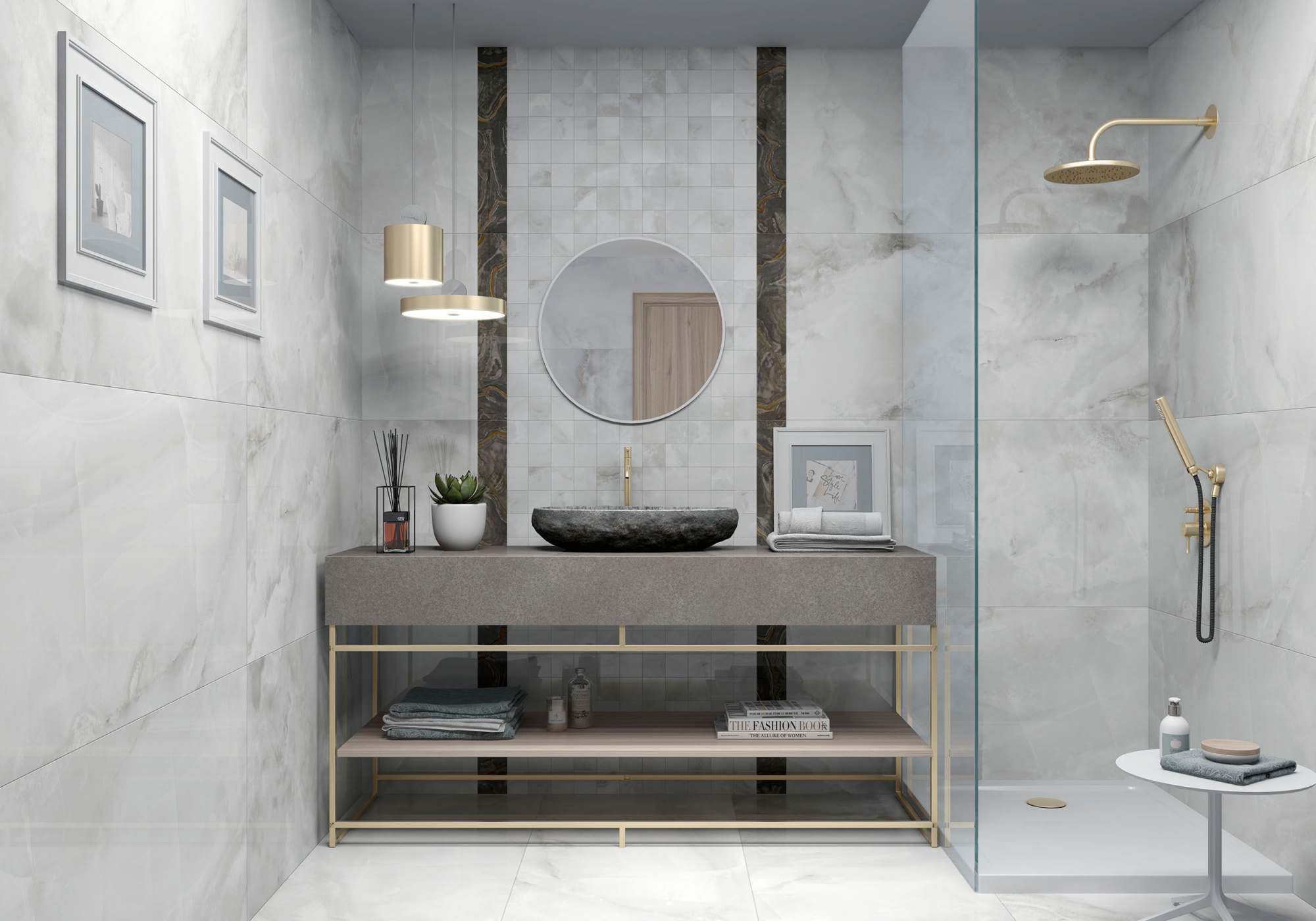 Плитка Pamesa Cr.Sardonyx Pearl 60x120 Leviglass (1,44 кв.м.) арт. 53883