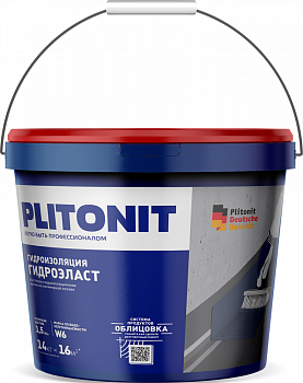 PLITONIT ГидроЭласт -14 эластичная гидроизоляционная мастика арт. 201091