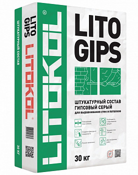 LITOGIPS Штукатурка гипсовая быстрого схватывания и высыхания арт. 201253