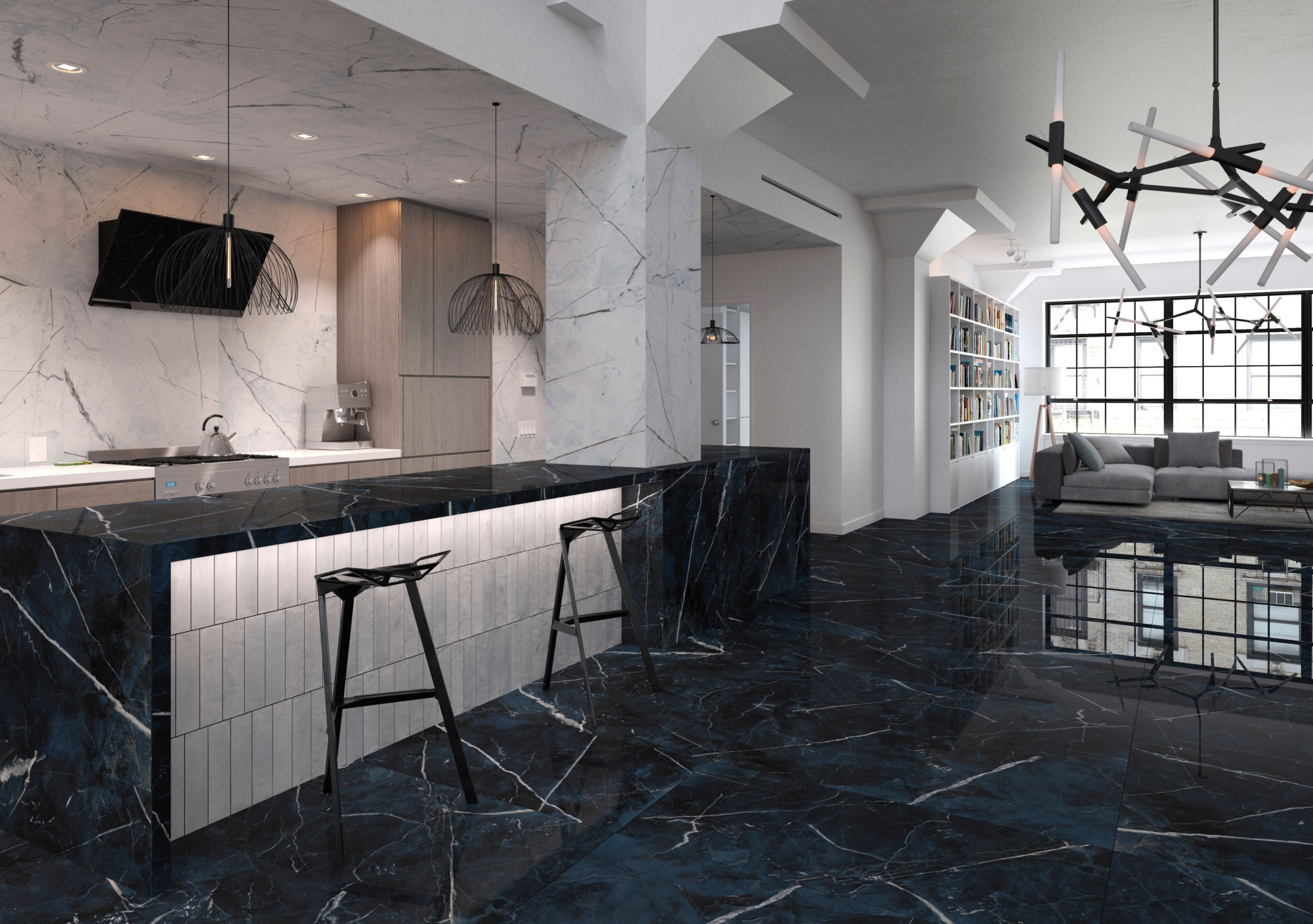 BLACK CALACATTA 60X120 арт. 58155