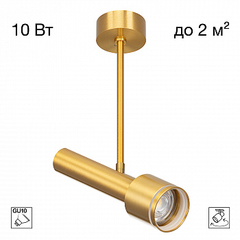 Citilux VEKTOR CL51322_BL Потолочный светильник на штанге Латунь 20см арт. 209861