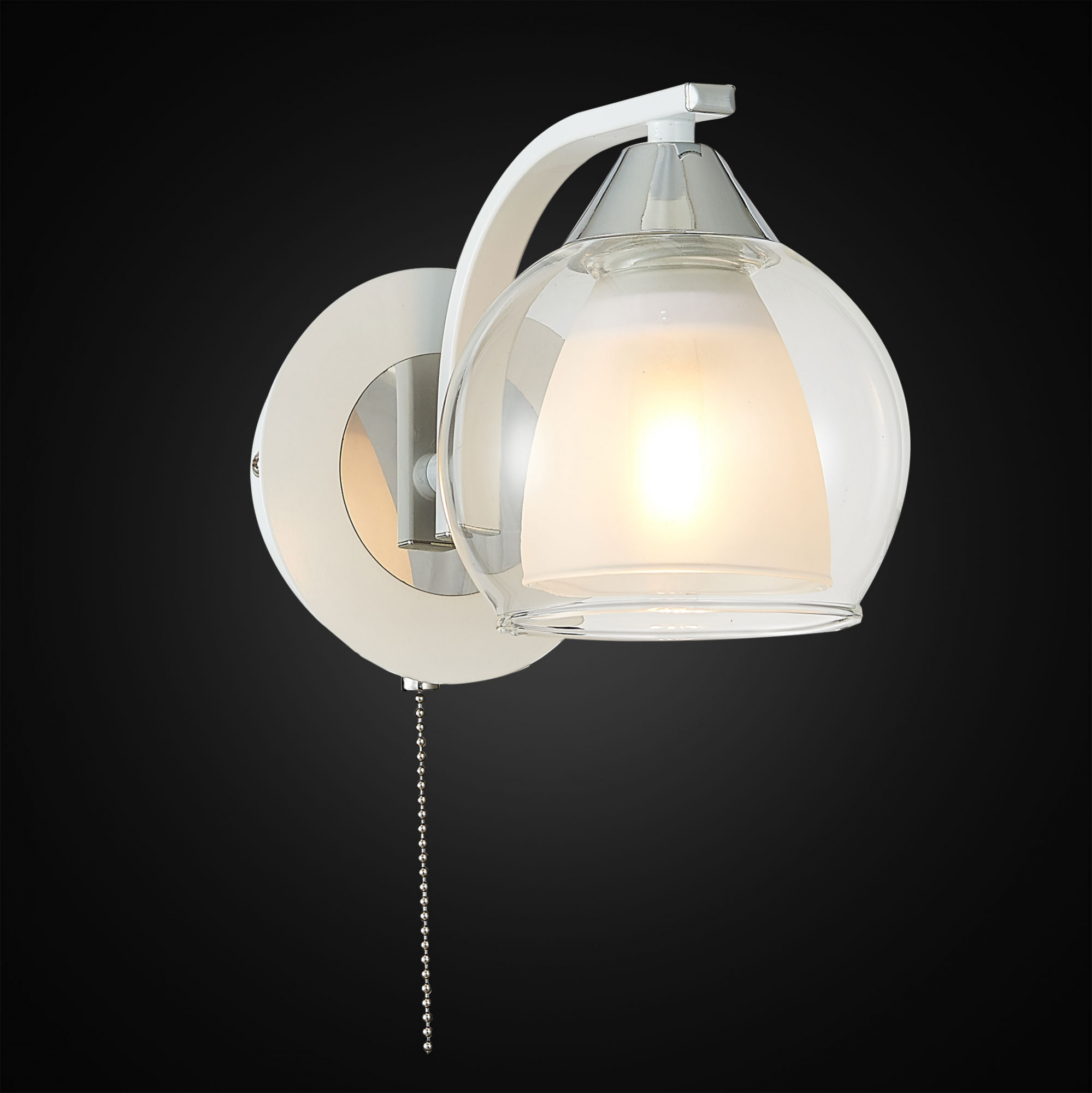 Citilux Кристи CL152310 Бра с выключателем Белое Хром арт. 88419