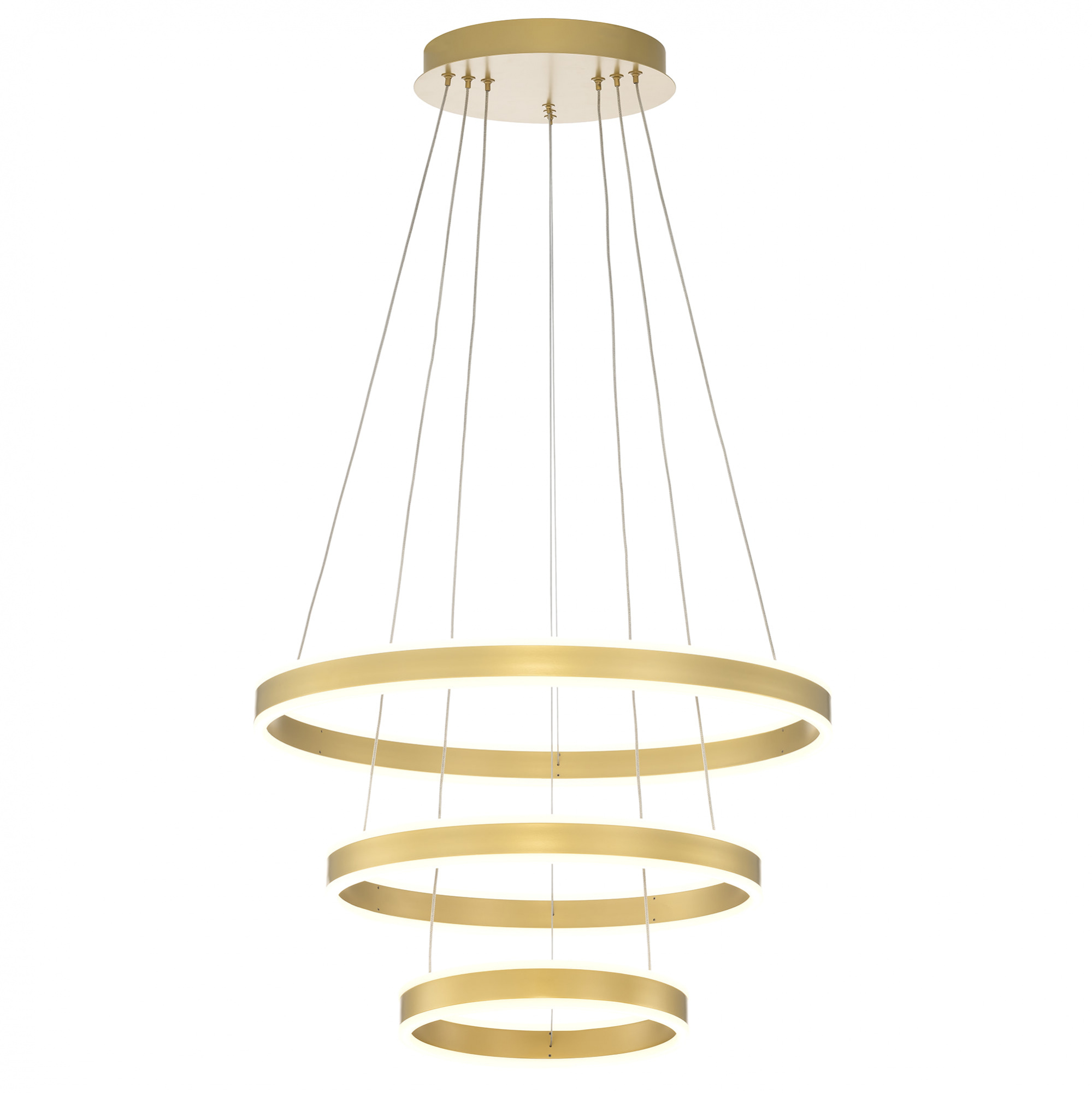 Citilux Дуэт CL719652 LED Люстра подвесная с пультом Золото арт. 89057