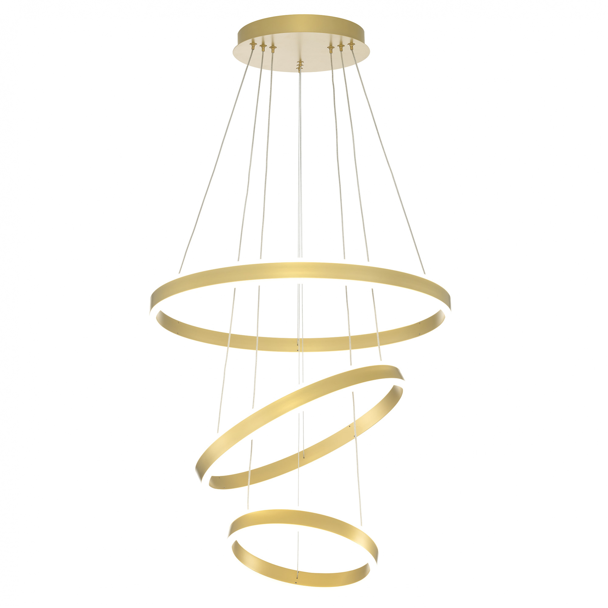 Citilux Дуэт CL719652 LED Люстра подвесная с пультом Золото арт. 89057