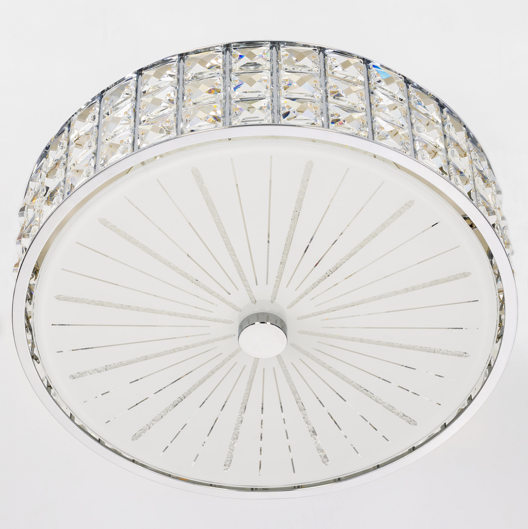 Citilux Портал CL32413G1 LED RGB Люстра хрустальная с пультом Хром арт. 89064