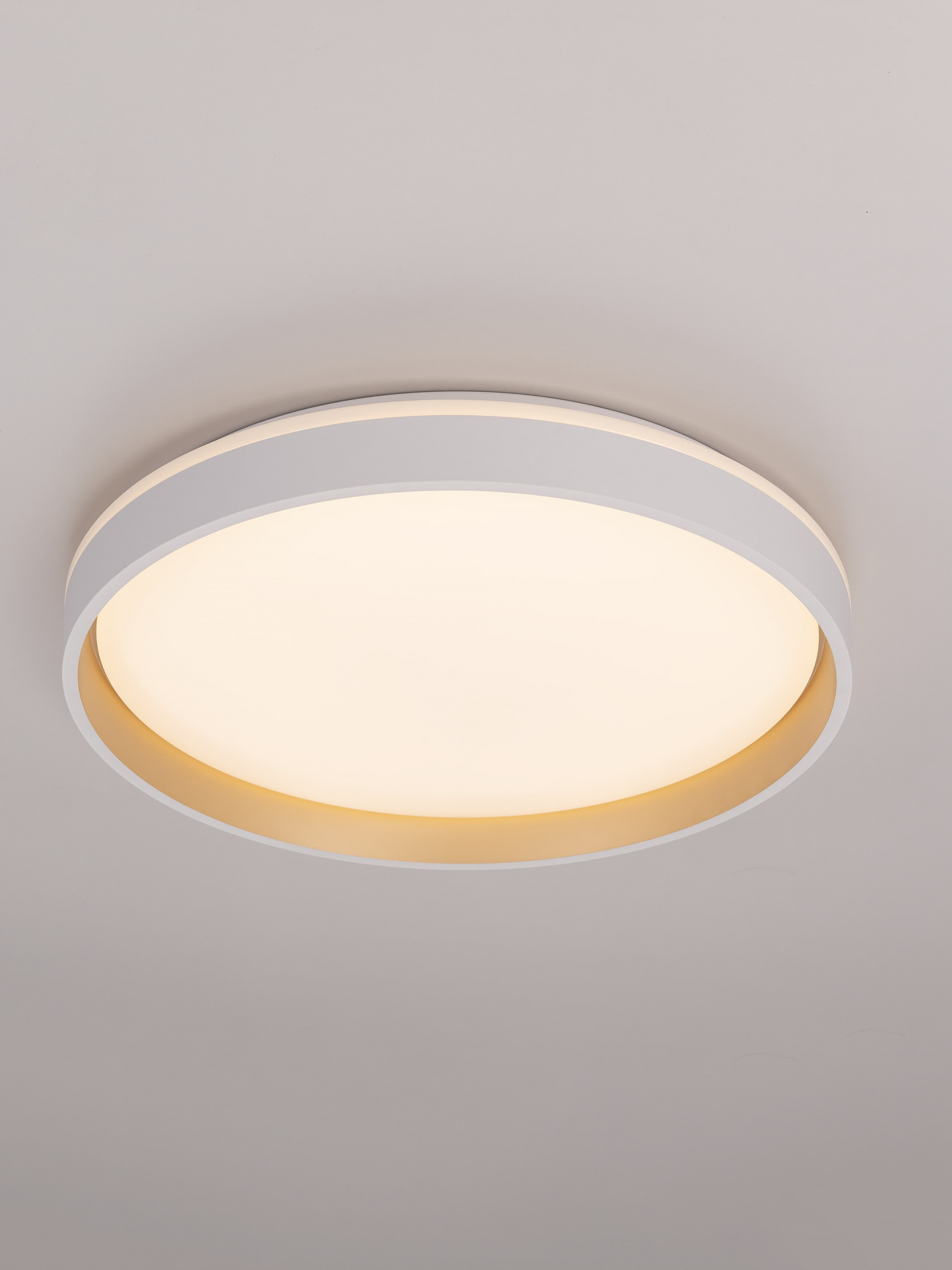 Citilux ENZO CL753450G LED RGB Светильник с пультом Белый + Золото арт. 89237