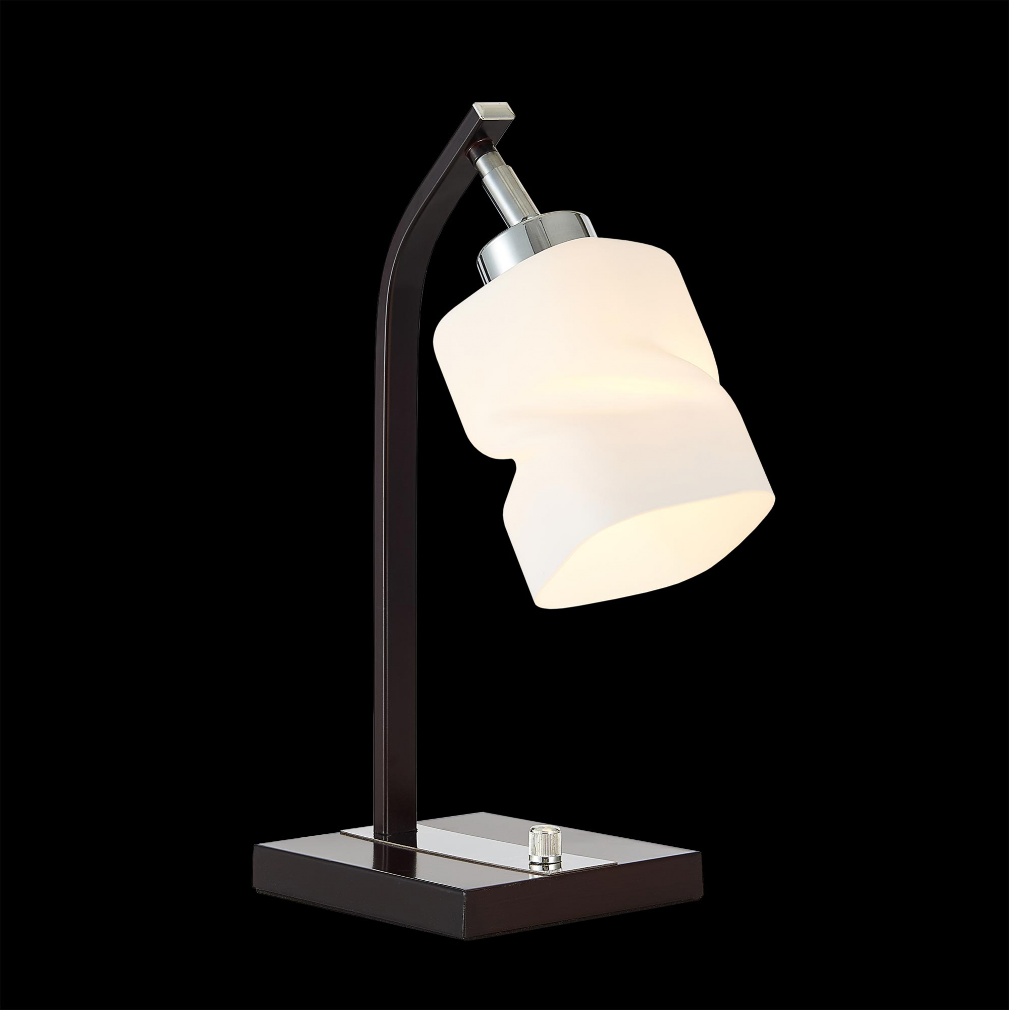 Citilux Берта CL126812 Настольная лампа с диммером Венге Хром арт. 88356
